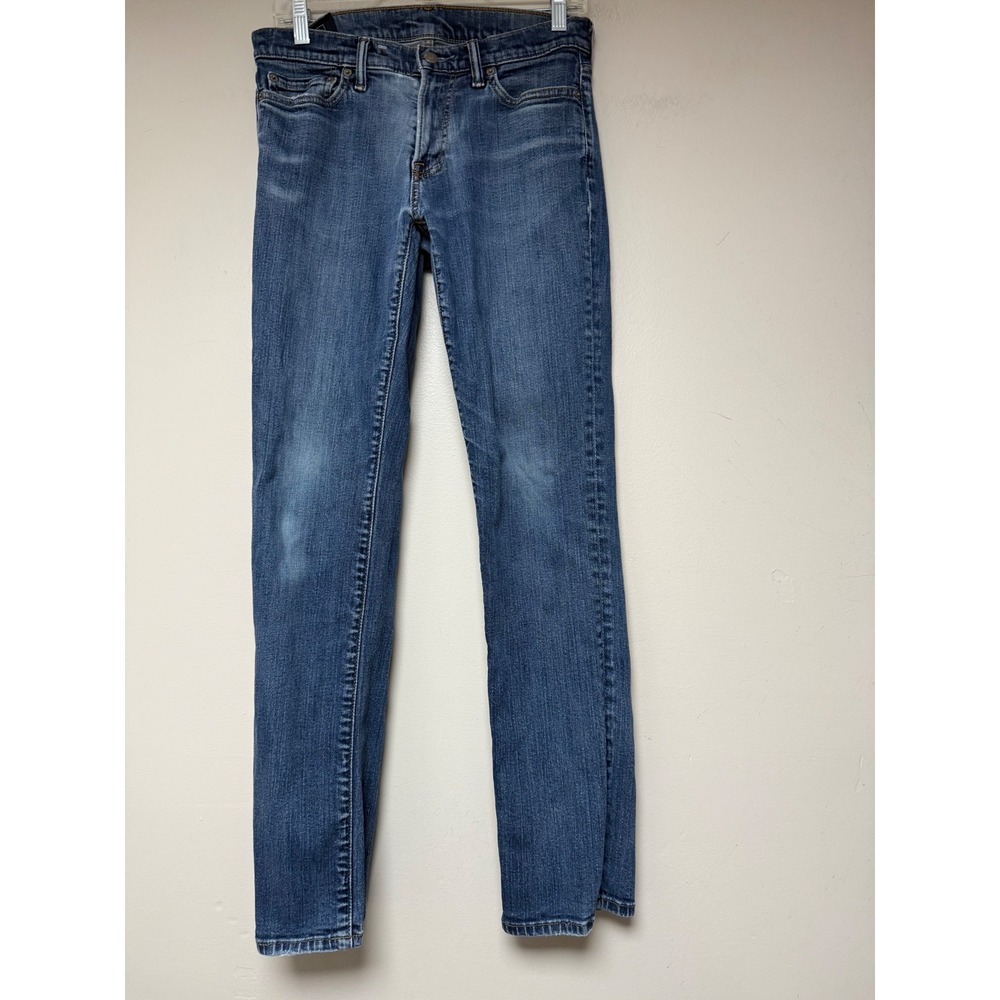 Abercrombie & Fitch Kennan Straight Stretch Jeans Mens 30x32 Medium Wash Blue